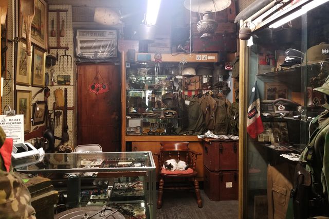 Inside Sparr's, an antiques store in Astoria